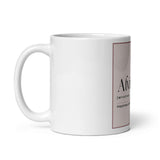 "Alvin" White glossy mug