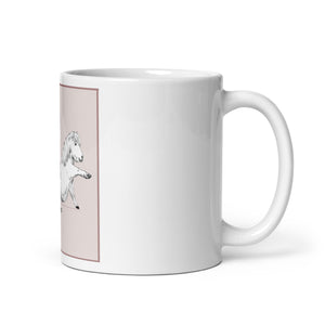 "Alvin" White glossy mug