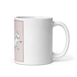 "Alvin" White glossy mug