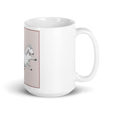 "Alvin" White glossy mug