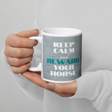 "Reward" White glossy mug