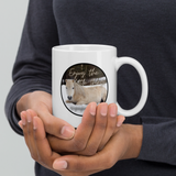 "The little things" Black - White glossy mug