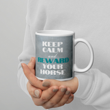 "Reward" White glossy mug