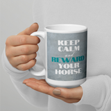 "Reward" White glossy mug