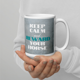 "Reward" White glossy mug