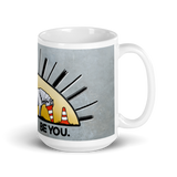 "Be you" White glossy mug