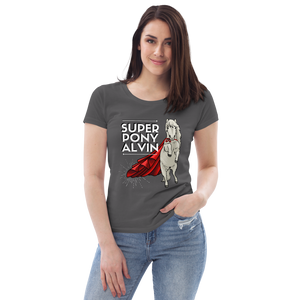 "Superpony" Women's fitted eco tee