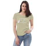 "Sip coffee" Women's fitted eco tee