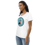 "Superpower" Women's fitted eco tee