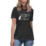 "Sip coffee" Women's Relaxed T-Shirt