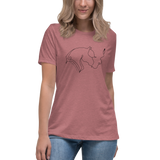 "Playlovelearn" Women's Relaxed T-Shirt