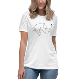 "Playlovelearn" Women's Relaxed T-Shirt